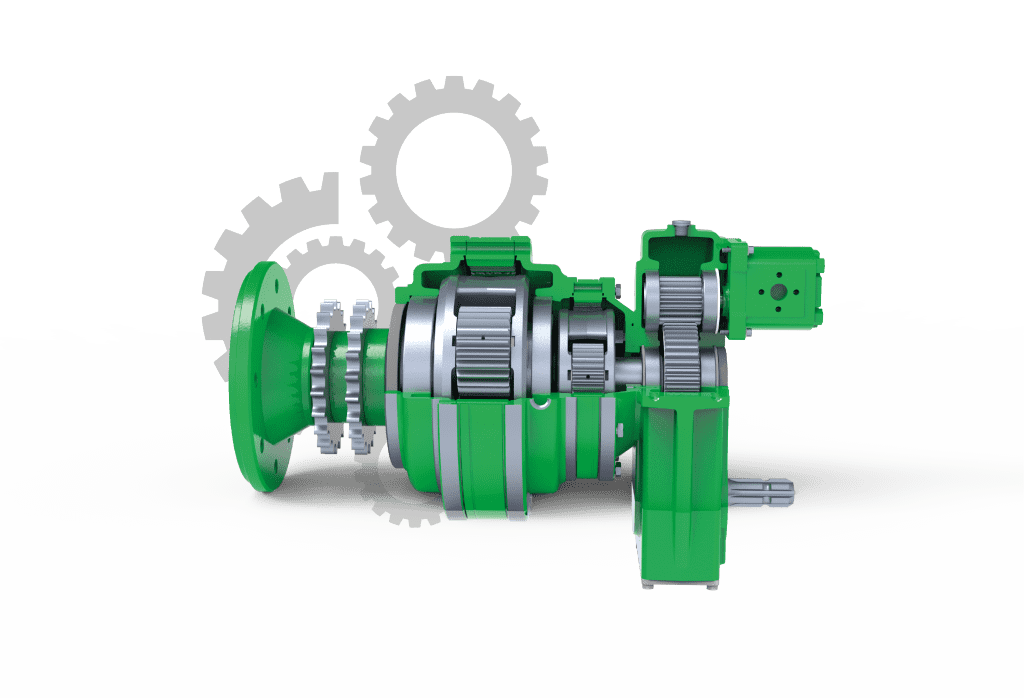 Yatay Tek Helezonlu Yem Karma Makineleri 11 reduktor